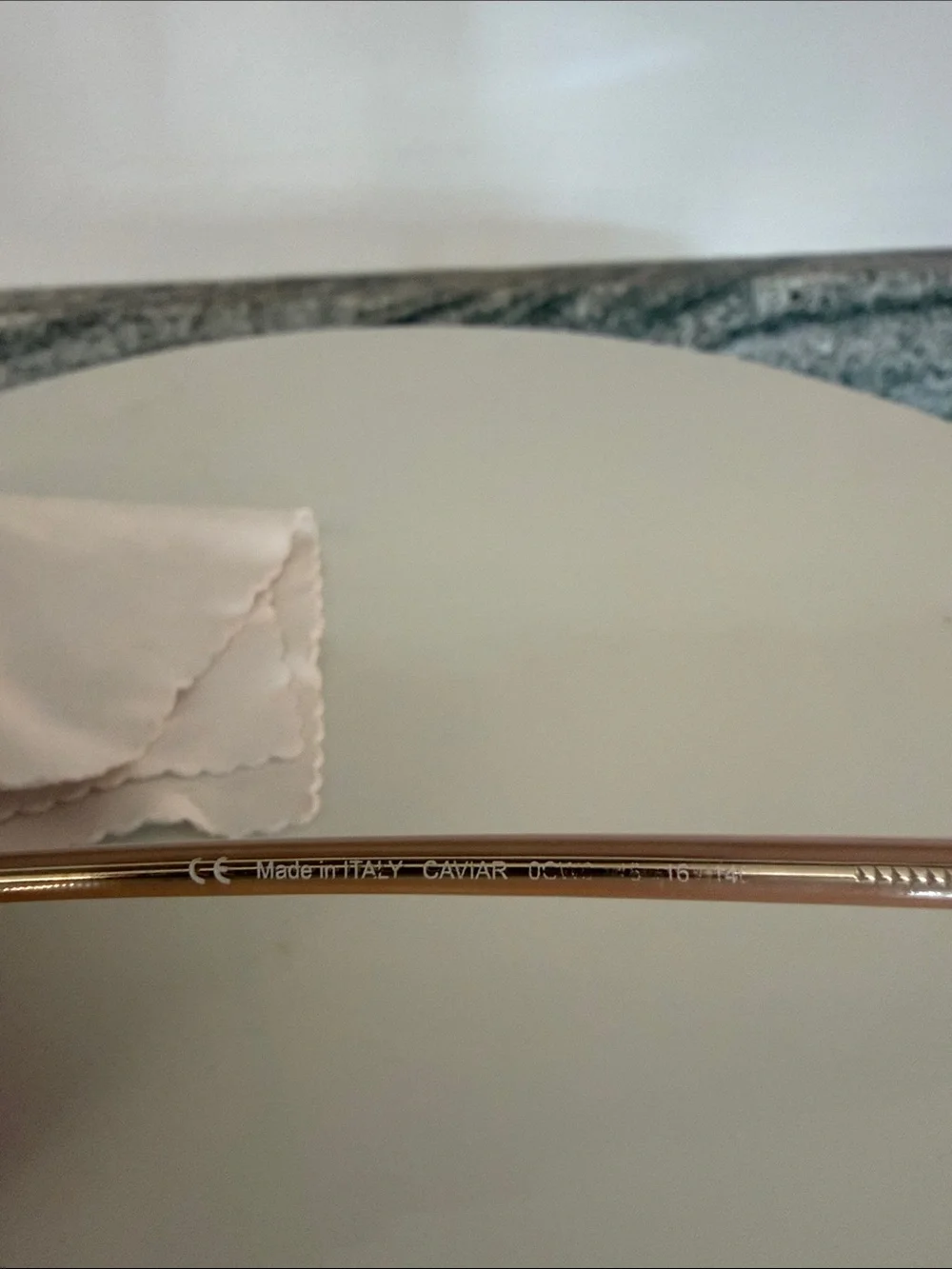 Juicy Couture Black and light pink prescription glasses with Pink Case